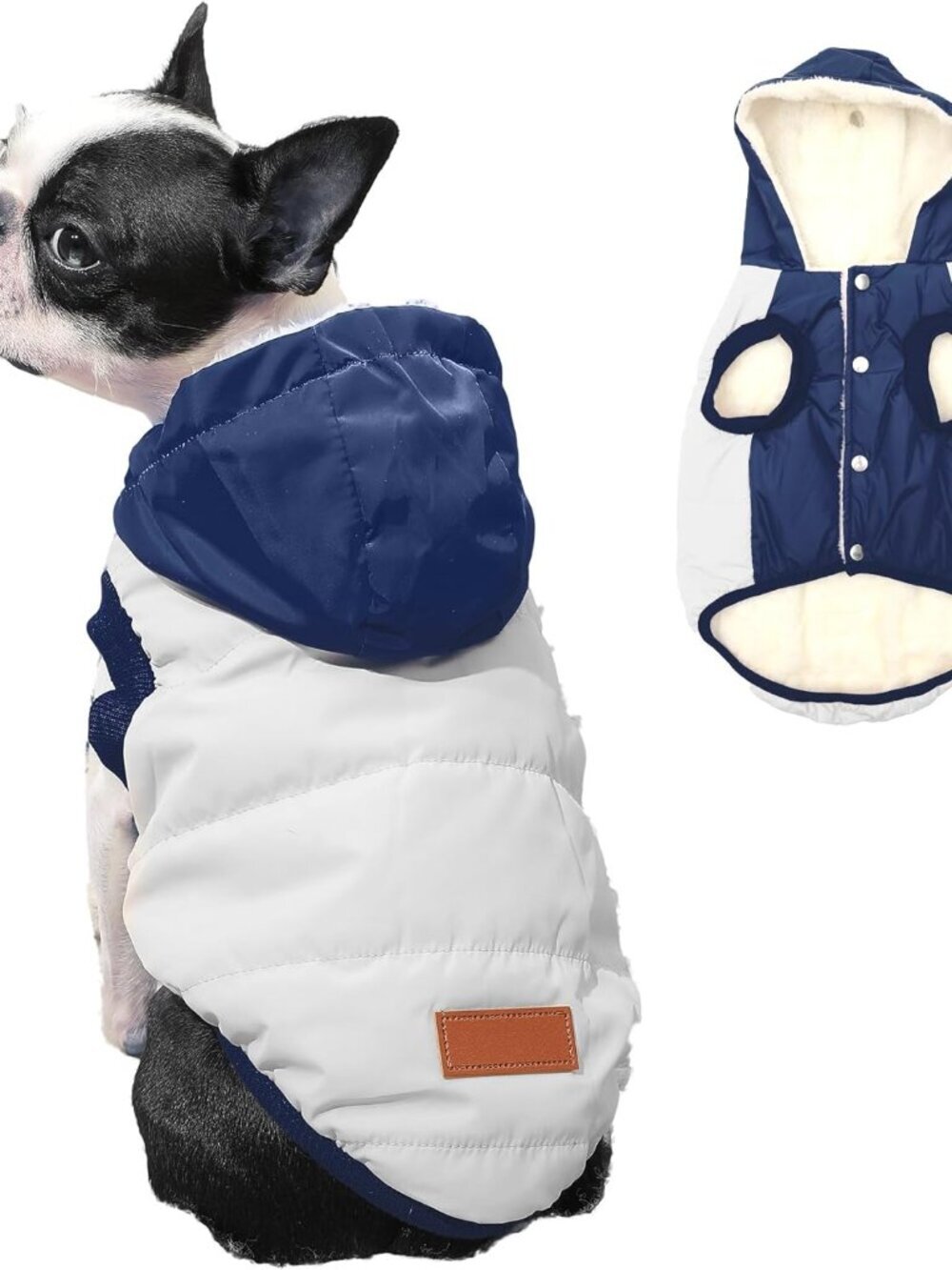 Vecomfy Fleece Lining Extra Warm Dog Hoodie